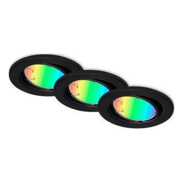 Briloner 7373-035 - SETTI 3x LED RGB Himmennettävä riippuva kattovalaisin LED/4,9W/230V Wi-Fi Tuya + kauko-ohjaus