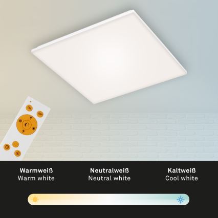 Briloner 7378216 - Himmennettänä LED-paneeli LED/38W/230V 3000-6500K + kauko-ohjaus