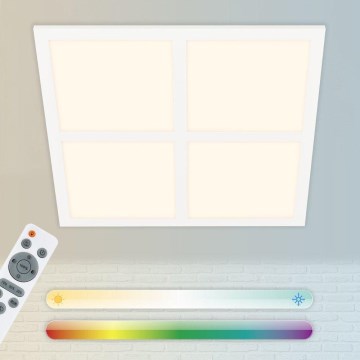 Briloner 7387-016 - LED RGBW himmennettävä kattovalaisin LED/24W/230V 3000-6500K + kaukosäädin