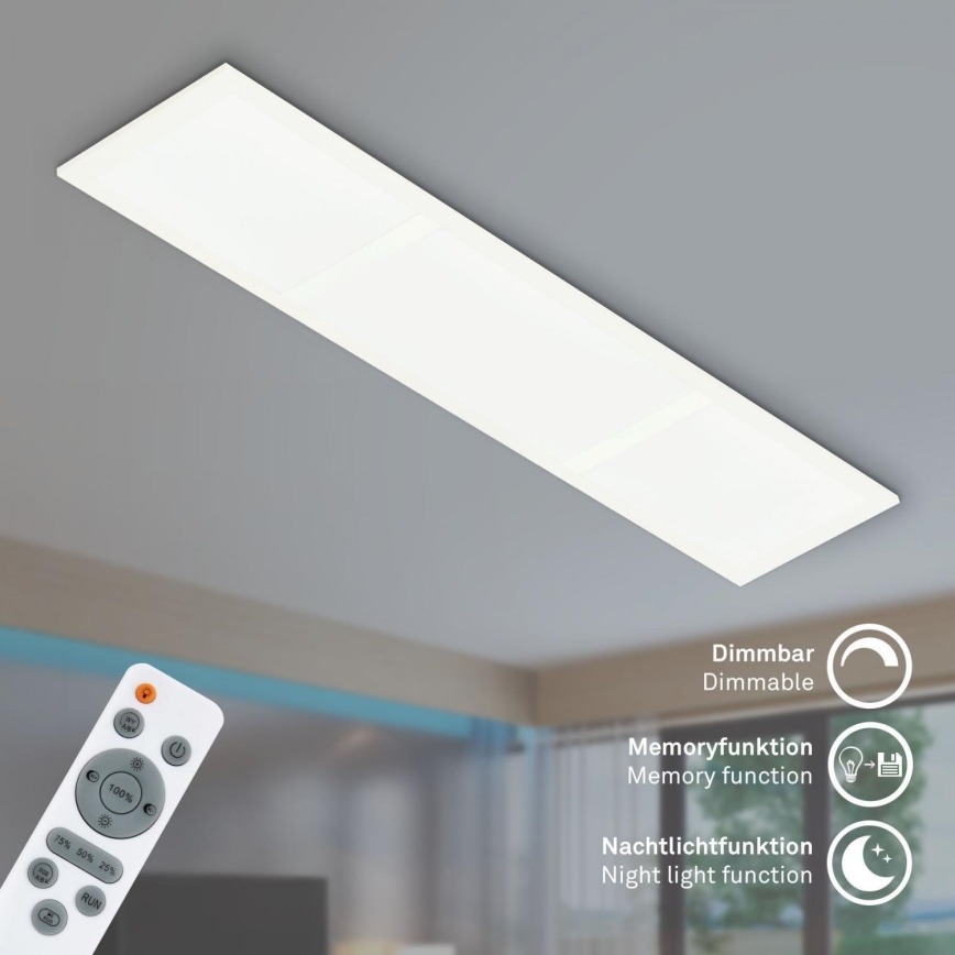 Briloner 7388-016 - RGBW Himmennettävä kattovalaisin LED/24W/230V 3000-6500K + kauko-ohjaus