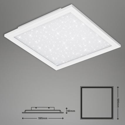 Briloner 7392-016 - LED-kattovalaisin STARRY SKY LED/38W/230V