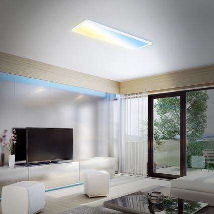 Briloner 7403-016 - Himmennettävä LED-kattovalaisin SLIM LED/23W/230V 2700-6500K + kauko-ohjaus