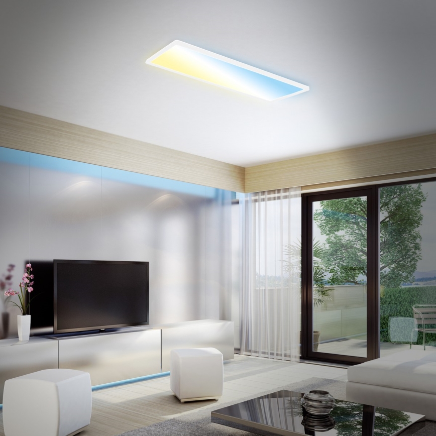 Briloner 7403-016 - Himmennettävä LED-kattovalaisin SLIM LED/23W/230V 2700-6500K + kauko-ohjaus