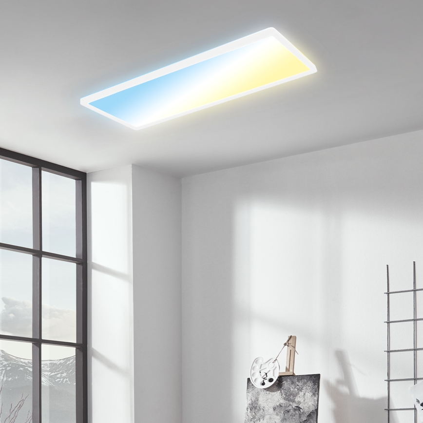 Briloner 7403-016 - Himmennettävä LED-kattovalaisin SLIM LED/23W/230V 2700-6500K + kauko-ohjaus
