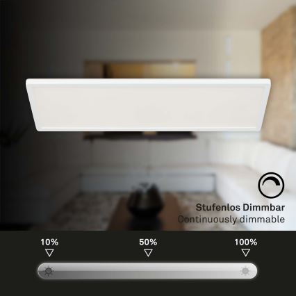 Briloner 7403-016 - Himmennettävä LED-kattovalaisin SLIM LED/23W/230V 2700-6500K + kauko-ohjaus