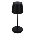 Briloner 7423015 - LED-säädettävä ladattava ulkokäyttöön tarkoitettu pöytävalaisin LED/2,6W/5V IP44 2000 mAh musta