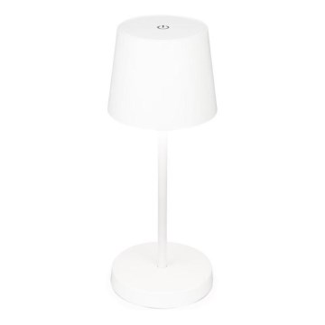 Briloner 7423016 - LED Himmennettävä ladattava ulko pöytävalaisin LED/2,6W/5V 2000mAh IP44 valkoinen