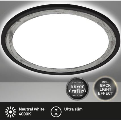 Briloner 7454-414 - LED-kattovalaisin DECO LED/18W/230V