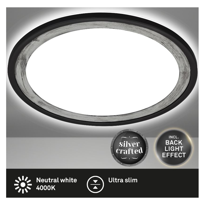 Briloner 7454-414 - LED-kattovalaisin DECO LED/18W/230V