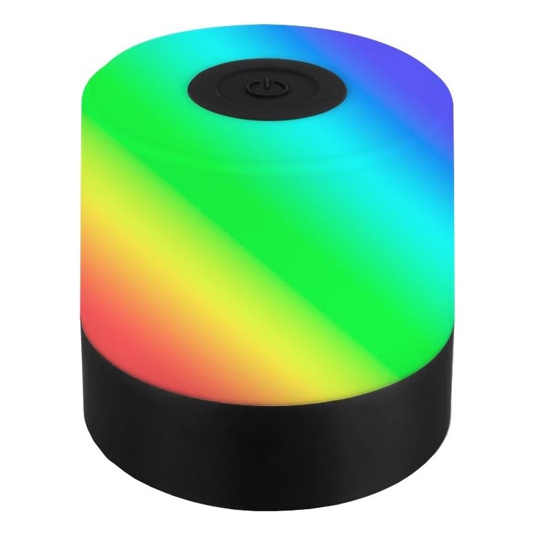 Briloner 7462015 - LED RGB Ladattava ulko pöytävalaisin LED/1,5W/5V IP44 musta