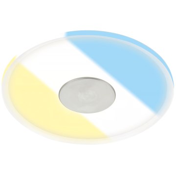 Briloner 7482019 - LED-kylpyhuonevalaisin, alakattoon asennettava, LED/14W/230V, 3000/4000/6500K, IP44, valkoinen