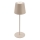 Briloner 7508011 - LED Himmennettävä ladattava ulko pöytävalaisin 2in1 LED/2,5W/5V IP44 beige