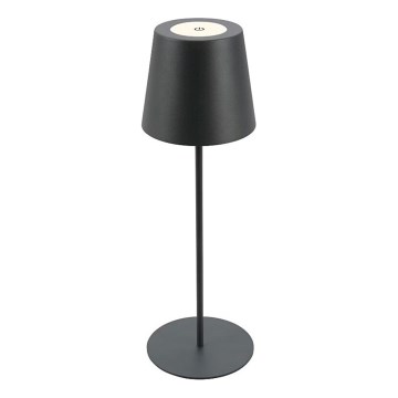 Briloner 7508015 - LED Himmennettävä ladattava ulko pöytävalaisin 2in1 LED/2,5W/5V IP44 antrasiitti