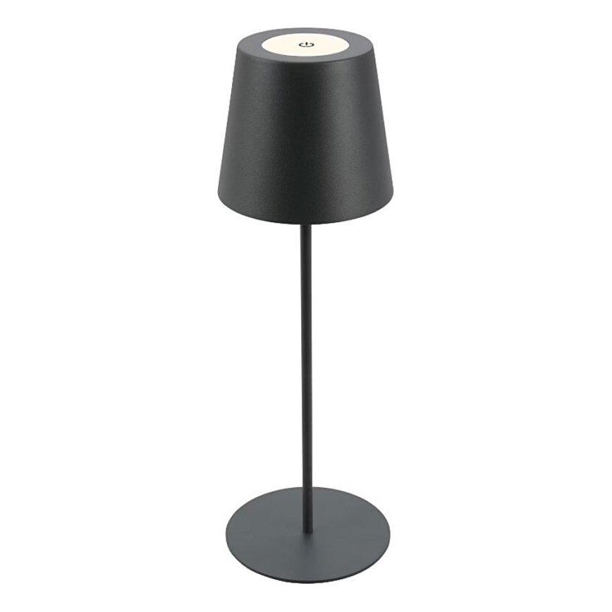 Briloner 7508015 - LED Himmennettävä ladattava ulko pöytävalaisin 2in1 LED/2,5W/5V IP44 antrasiitti