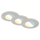 Briloner 7598032 - SETTI 3x LED Kylpyhuoneen upotettava valo LED/4,9W/230V IP44 2700/4000/6500K mattakromi
