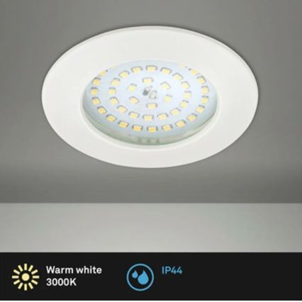 Briloner 8310-016 - LED Kylpyhuoneen upotettava valo ATTACH LED/10,5W/230V IP44