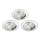 Briloner 8312-039 - SETTI 3x LED Kylpyhuoneen upotettava valo LED/5W/230V IP23