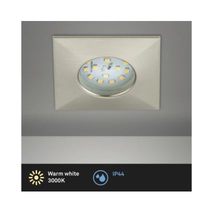 Briloner 8313-012 - LED Kylpyhuoneen upotettava valo LED/5W/230V IP44 mattakromi