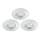 Briloner 8316-039-SETTI 3x LED Himmennettävä upotettu kylpyhuonevalaisin LED/5,5W/230V IP44