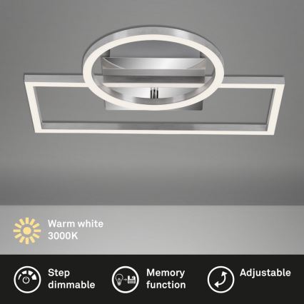 Briloner - Himmennettävä LED-kattovalaisin FRAMES LED/19W/230V