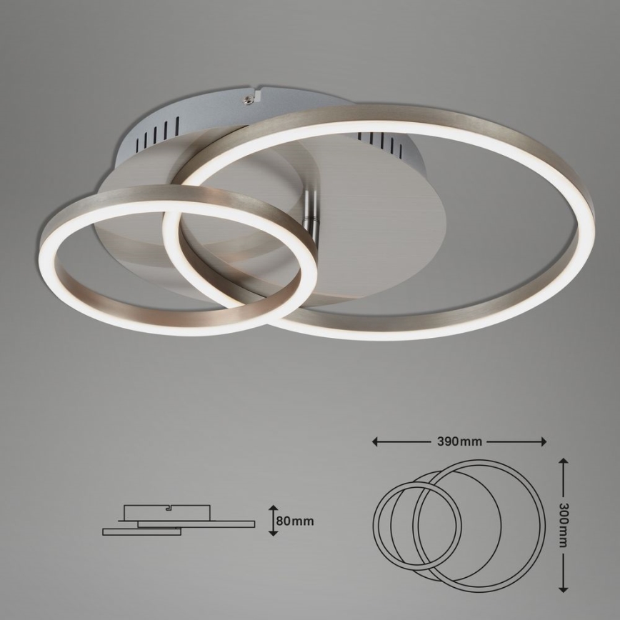 Briloner - Himmennettävä LED-kattovalaisin FRAMES LED/24,5W/230V