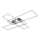 Briloner - LED-himmennyskattokruunu FRAME LED/50W/230V