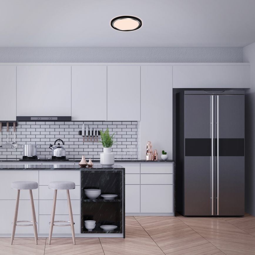 Briloner - LED-kattovalaisin KAHIKO LED/15W/230V musta