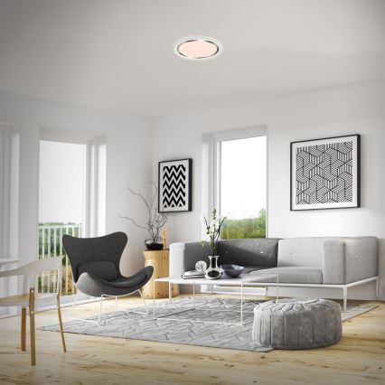 Briloner - LED-kattovalaisin KAHIKO LED/15W/230V valkoinen