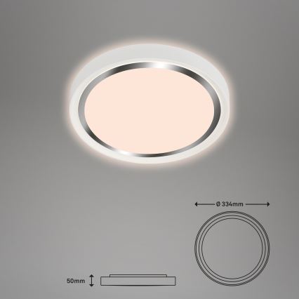 Briloner - LED-kattovalaisin KAHIKO LED/15W/230V valkoinen