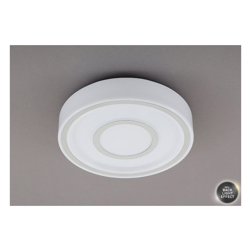 Briloner - LED-kattovalaisin SIRKEL LED/12W/230V mattakromi