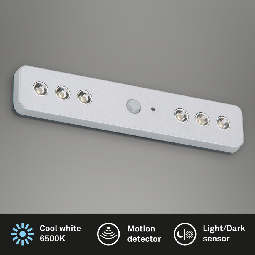 Briloner - LED-yövalo kanssa sensori LERO LED/0,48W/6xAAA
