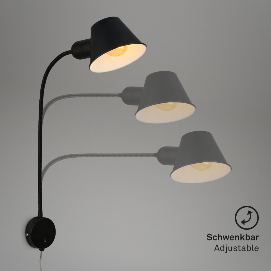 Briloner - Seinävalaisin BRELLO 1xE27/10W/230V