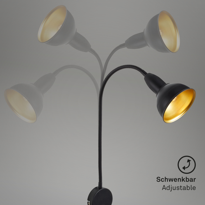 Briloner - Seinävalaisin HYGGE 1xE14/25W/230V