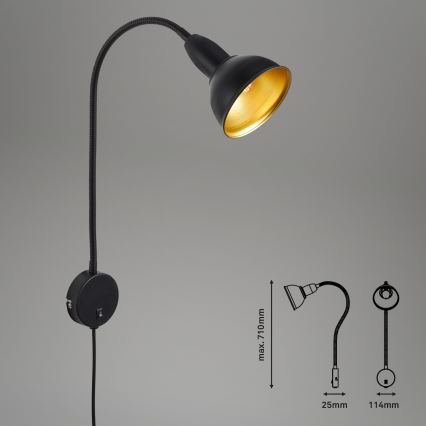 Briloner - Seinävalaisin HYGGE 1xE14/25W/230V