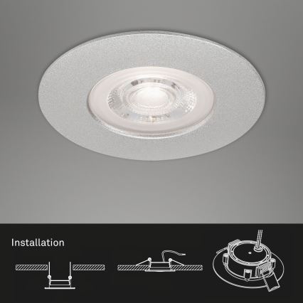Briloner - SETTI 3x Himmennettävä LED-valaisin kylpyhuoneeseen LED/4,9W/230V IP44