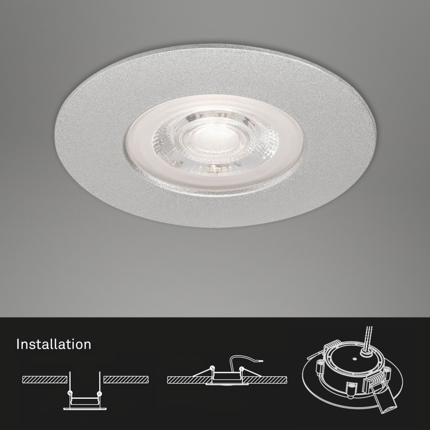 Briloner - SETTI 3x Himmennettävä LED-valaisin kylpyhuoneeseen LED/4,9W/230V IP44
