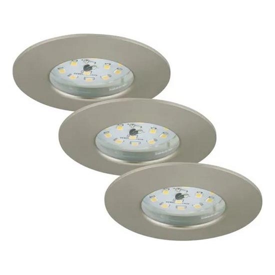 Briloner - SETTI 3x LED Himmennettävä upotettu kylpyhuonevalaisin LED/5,5W/230V IP44