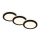 Briloner - SETTI 3x LED Kylpyhuoneen upotettava valo LED/3W/230V IP44