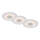 Briloner - SETTI 3x LED Kylpyhuoneen upotettava valo LED/6W/230V IP44 kromi