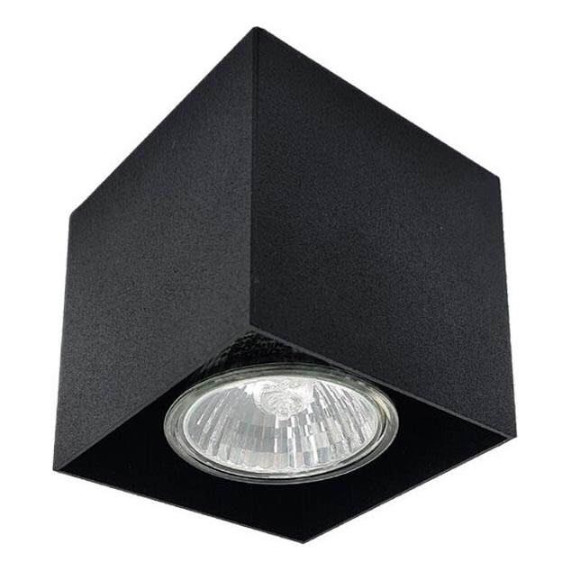 Brosline - Kohdevalaisin 1xGU10/10W/230V musta