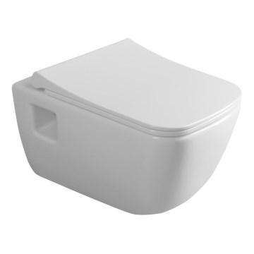 Bruckner - Ripustettava Rimless WC-istuin WALTER keramiikka/valkoinen