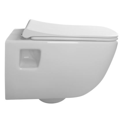 Bruckner - Seinään ripustettava wc Rimless WALTER keramiikka/valkoinen