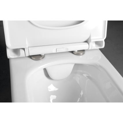 Bruckner - Seinään ripustettava wc Rimless WALTER keramiikka/valkoinen