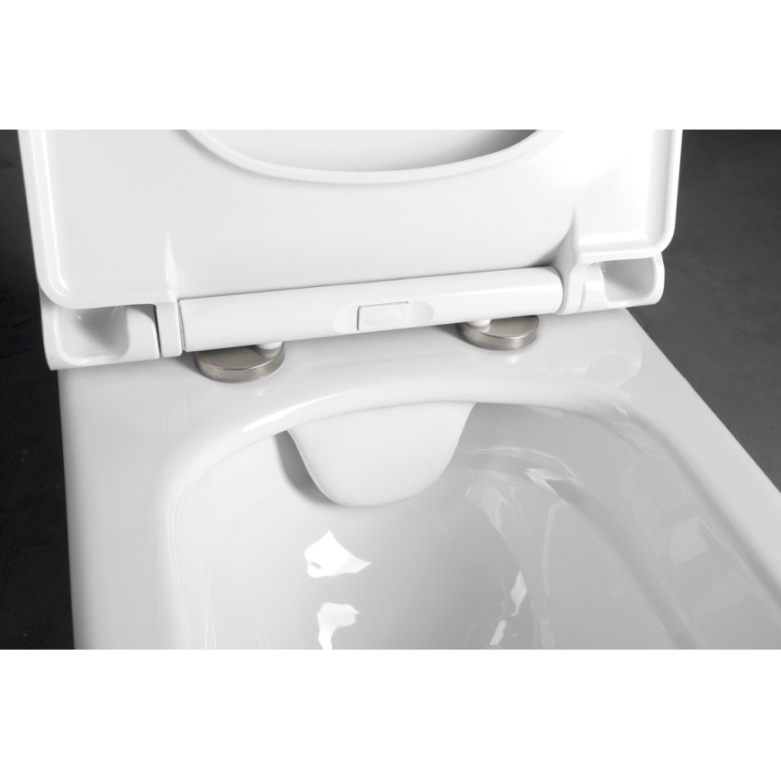 Bruckner - Seinään ripustettava wc Rimless WALTER keramiikka/valkoinen