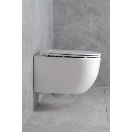 Bruckner - Seinään ripustettava wc Vortex Rimless FULDA keramiikka/valkoinen