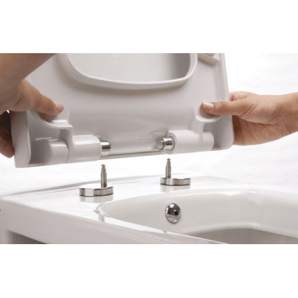 Bruckner - WC-istuin SoftClose FULDA SLIM valkoinen