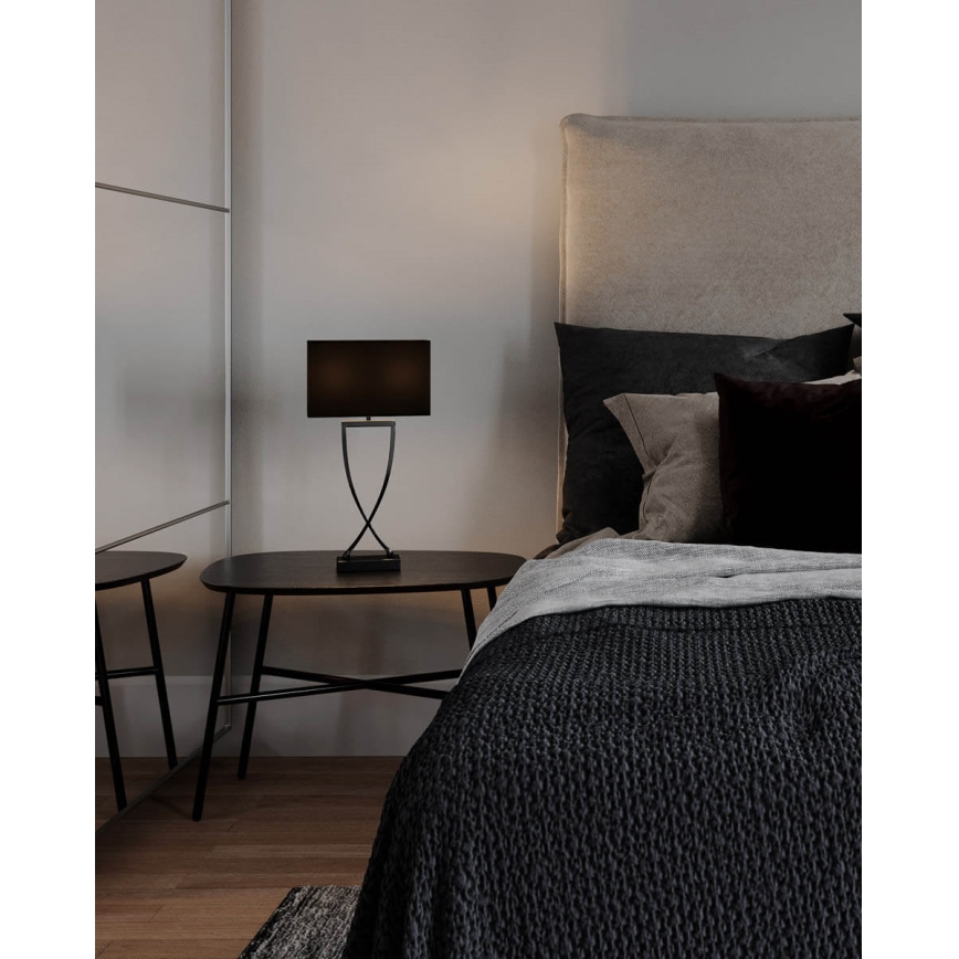 ByRydens - OMEGA pöytälamppu 1xE27/5W/230V, musta