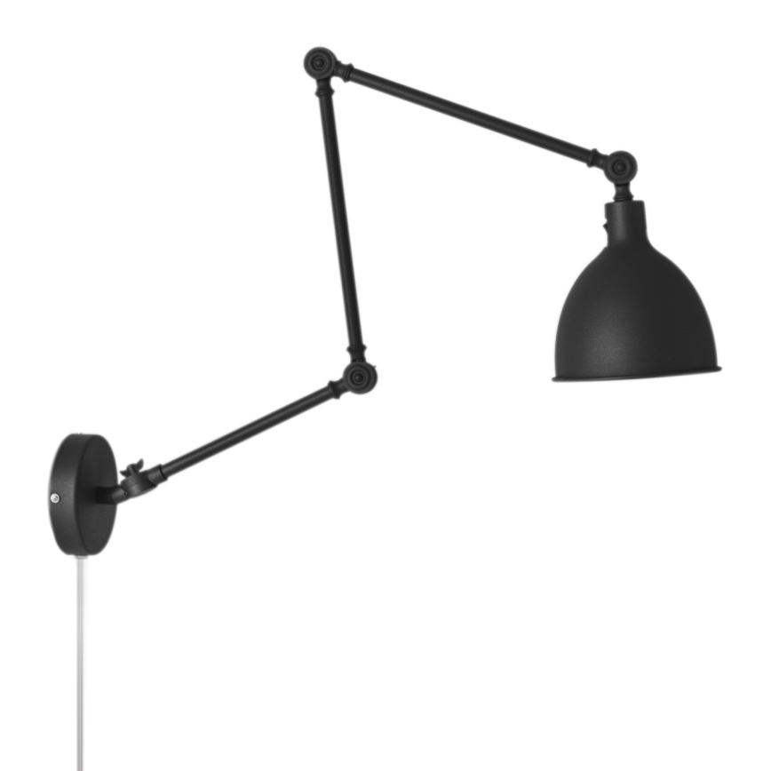 ByRydens - Himmennettävä seinävalaisin BASAARI 1xE27/5W/230V musta