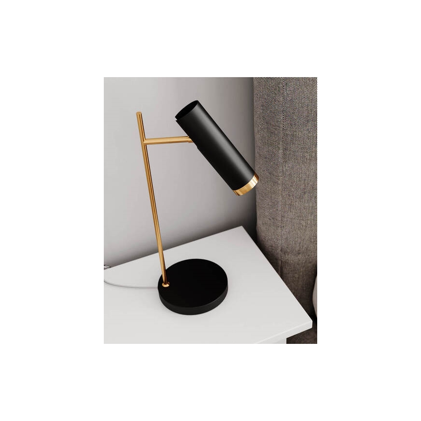 ByRydens - PULS pöytävalaisin 1xGU10/7W/230V musta