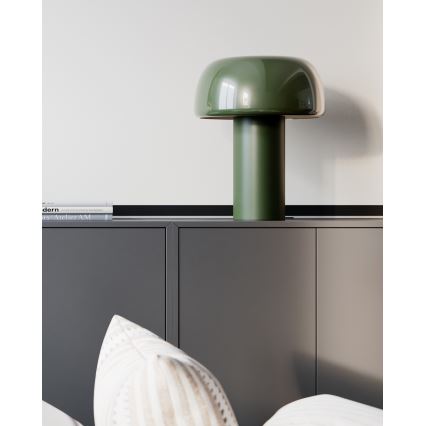 ByRydens - Pöytälamppu LEAN ON ME 1xE27/8W/230V vihreä